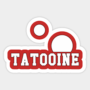 Retro Tatooine Sticker